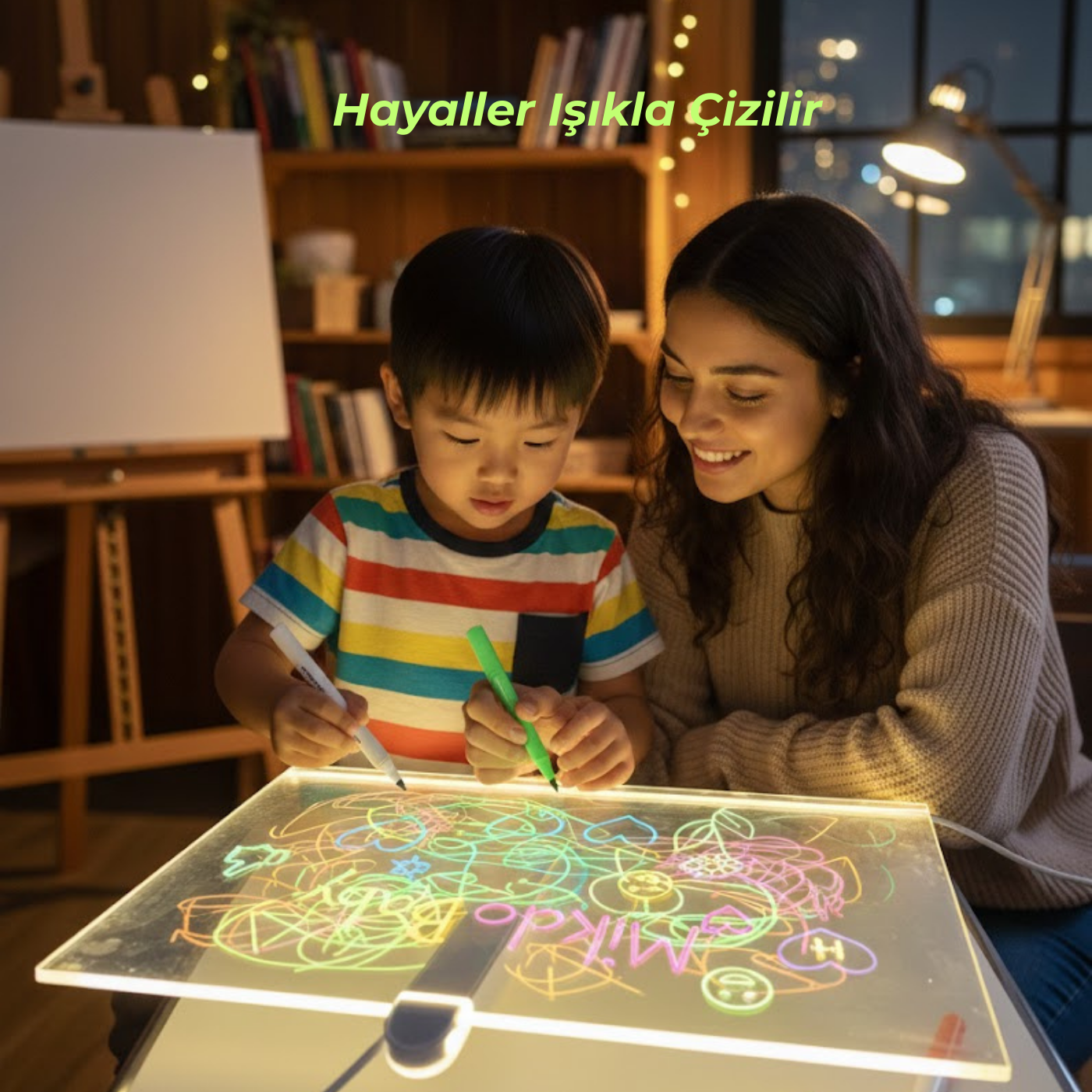 Işıltılı Yazı Tahtası